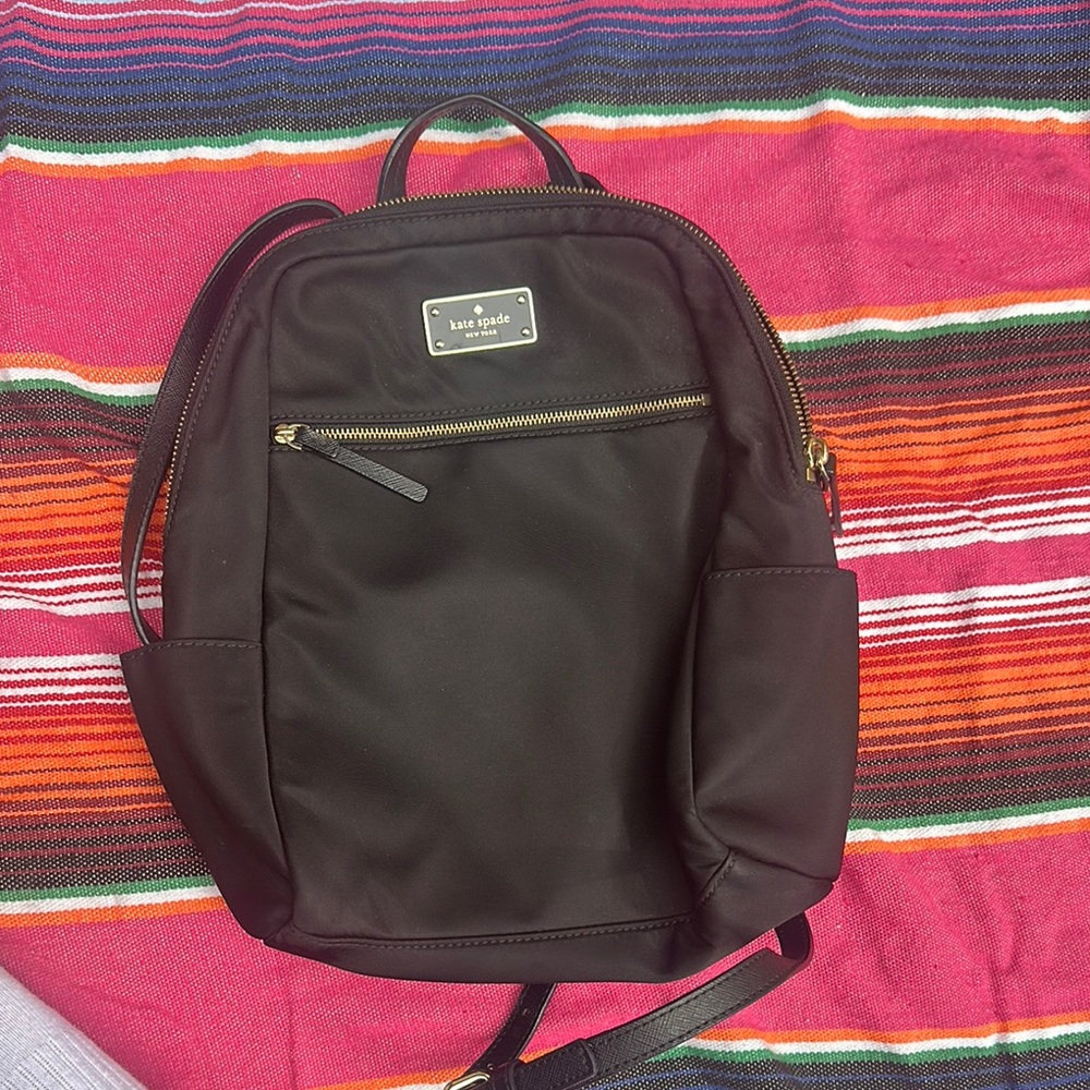Kate Spade Black Backpack